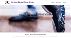 Desktop Screenshot of highlandpeaksdance.com