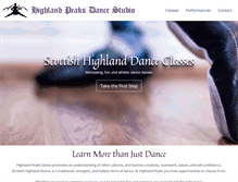 Tablet Screenshot of highlandpeaksdance.com